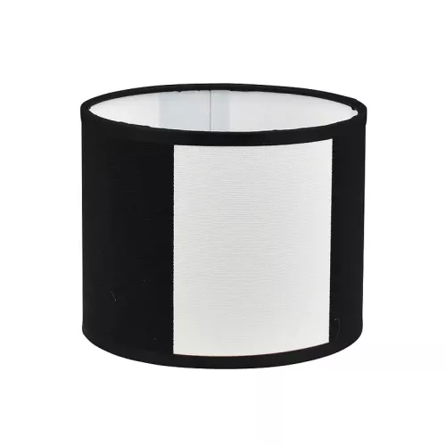 Payaa zwart/wit groot - 15x15x12 cm Cilinder (113924)