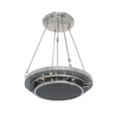 Payaa Hanglamp 75x75x90cm met zwart glas (114723)