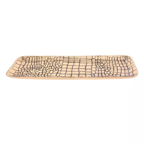 Payaa Rechthoekig gouden Dienblad Yara 41x15x2cm Croque (115071)