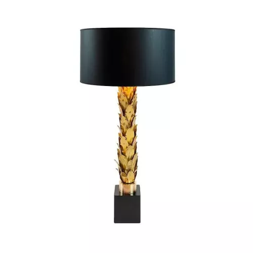 Payaa Tafellamp 13x13x89cm goud  (115929)