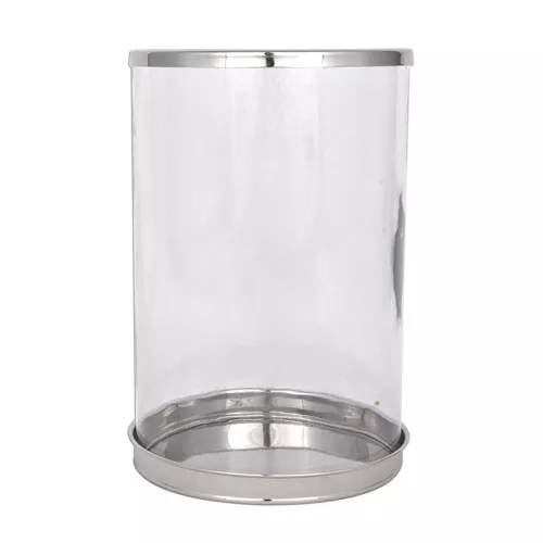 Payaa Windlicht Alisa 20x20x30cm zilver (109195)
