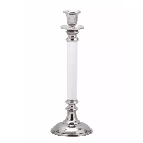 Payaa Kandelaar Marsala 11x11x27cm Medium wit zilver (111609)
