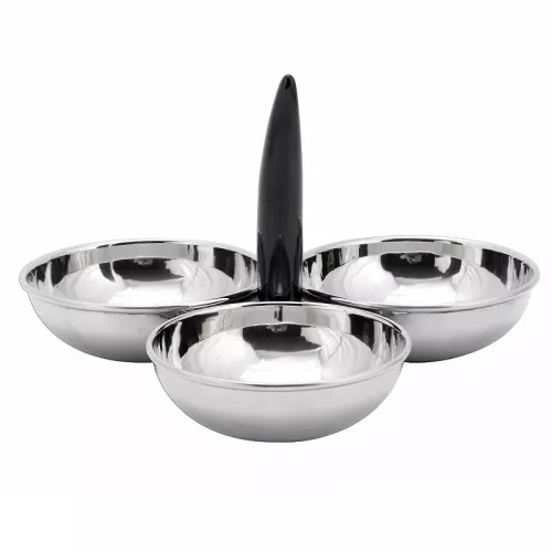 Payaa Nootjesschaal 27x27x17cm Met Hars Handvat (111605)