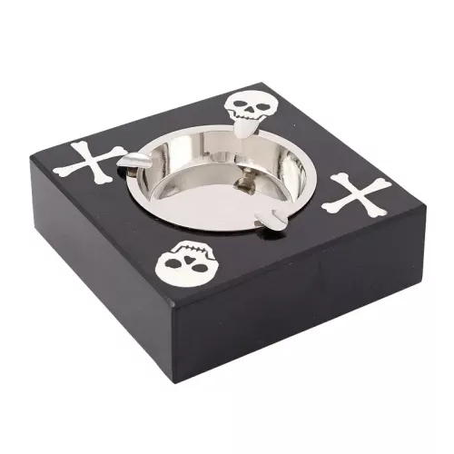 Payaa Asbak 16x16x6cm Schedel & Botten (112859)