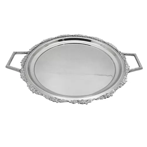 Payaa Dienblad 48x39x3cm Rond zilver (111259)