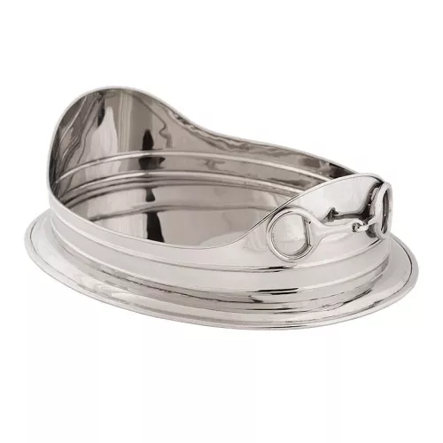 Payaa Dienblad 47x30x15cm Ovaal zilver (105068)