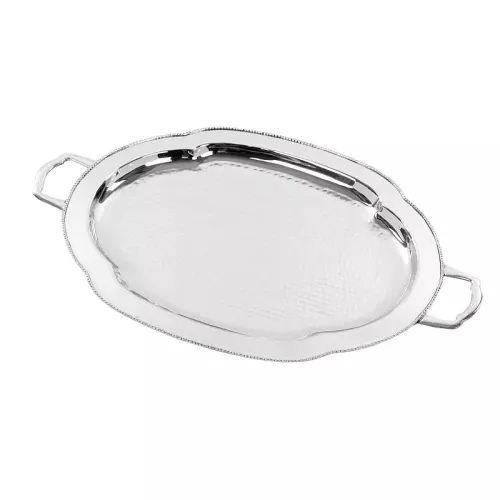 Payaa Dienblad 61x40x5cm Ovaal zilverkleurig (101446)