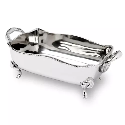 Payaa Schotel 19x10,5x7cm met handvat zilver (101435)