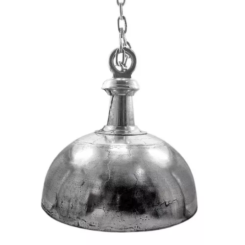 Plafondlamp 35x35x38cm Klein zilver metaal