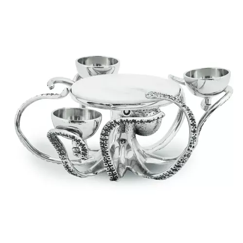 Payaa Octopus Chip & Dip 42x42x16cm octopus sivler (112589)
