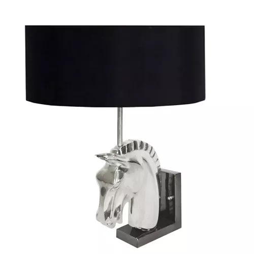 Payaa Wandlamp Paard 18x8x40cm Incl. zwarte kap (108822)