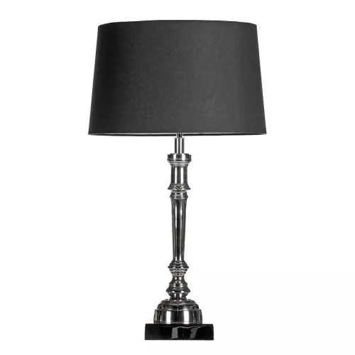 Payaa Tafellamp 17x17x60cm Incl. Kap zilver (105250)