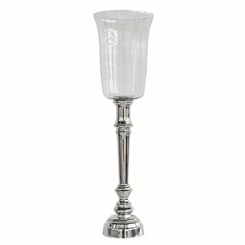 Payaa Windlicht Ricardo 13x13x69cm zilver (109559)