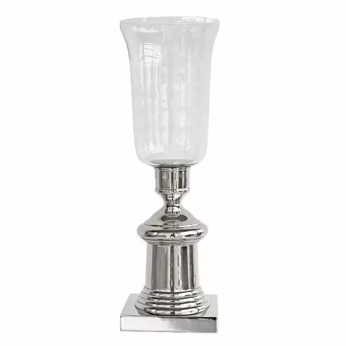 Payaa Windlicht Ellis 17x17x55cm zilver (109558)