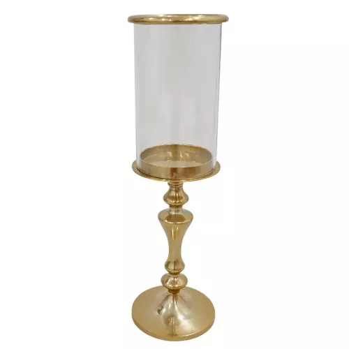 Payaa Windlicht Noa 17x17x60cm Groot goudkleurig (112443)