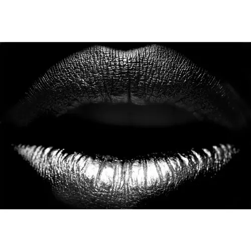 Mooie Vrouwelijke Open Lippen 120x80x2cm