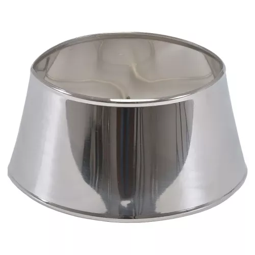 Payaa Lampenkap 21x16x11cm Ovaal zilver (111521)