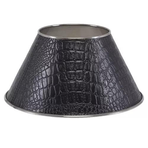 Payaa Lampenkap 30x30x15cm croco leer zwart (105001)