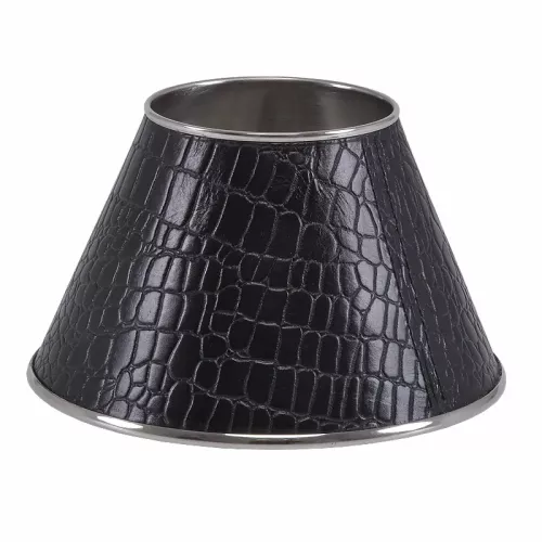 Payaa Lampenkap 20x20x11cm croco leer zwart (104999)