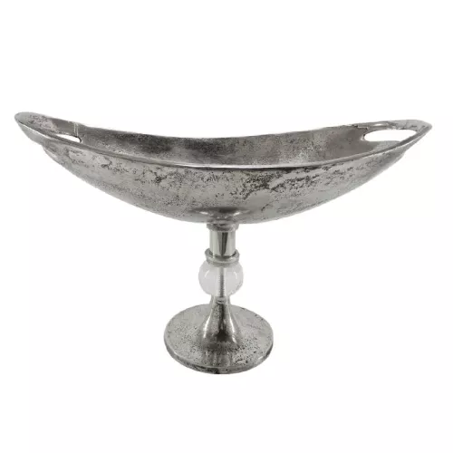 Schaal Amber 45x21x29cm Ovaal Groot