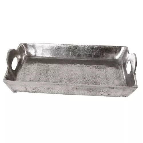 Payaa Dienblad 40x25x9cm zilver metaal (104718)
