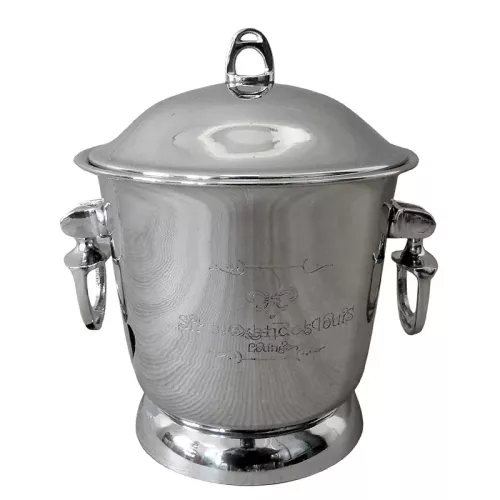 Payaa Ice Bucket 20x17x21cm Round With Horse Paddle Handle (110248)