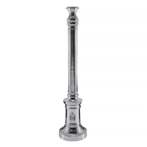 Payaa Kandelaar 11x11x48cm Lelie Medium zilver (101512)