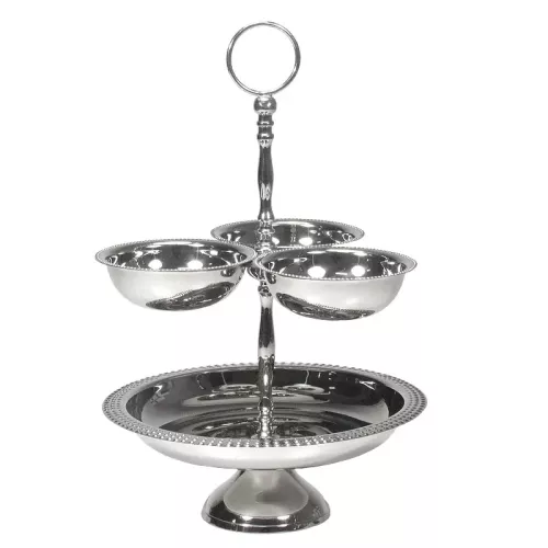 Payaa Schaalstandaard 24x24x37cm zilver (107796)
