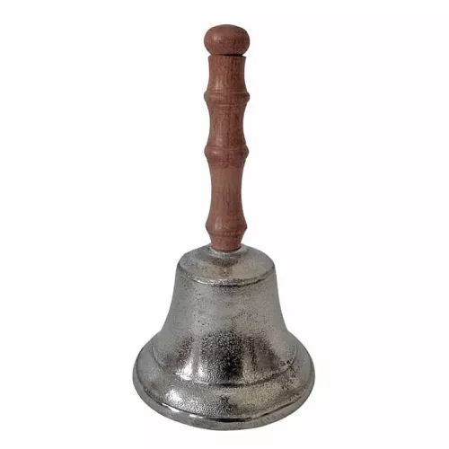 Payaa Handbel 9x9x18cm met houten handvat (108250)