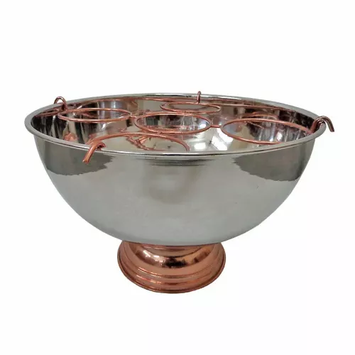 Payaa Kom 39x39x25cm Rond Met Net Voor 5 Flessen (108286)