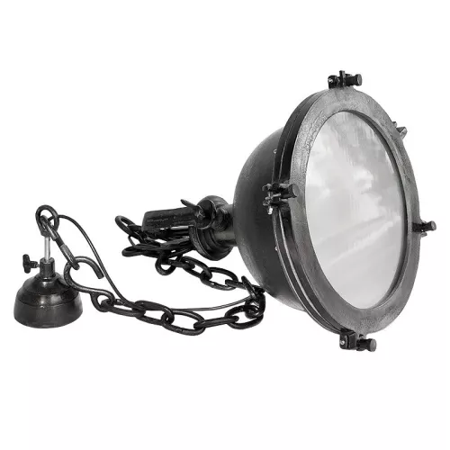 Payaa Plafondlamp 45x40x54cm zwart ruw metaal vintage (110220)