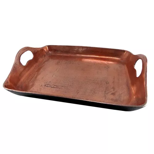 Payaa Dienblad 48x37x11cm Rechthoekig brons (104797)