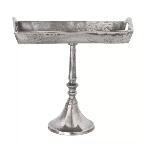 Payaa Dienblad op voet 28x15x28cm zilver (108148)