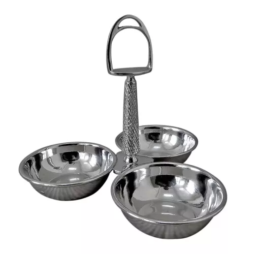 Payaa Nut Dish 21x20x18cm With Horse Paddle Handle (110246)