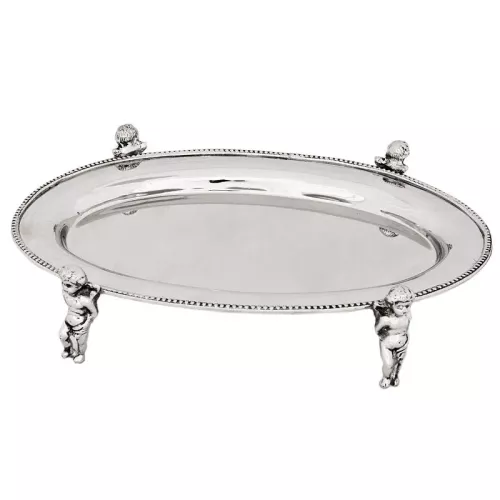 Payaa Schaal Zilver 25x17x6cm Engelen (106972)