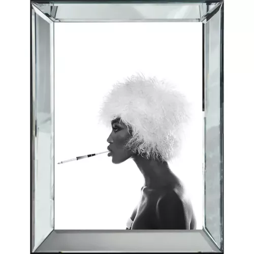 Smoking Lady Pearllijst 70x4.5x90cm Frame