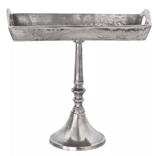 Payaa Dienblad op voet 23x15x24cm zilver (107346)