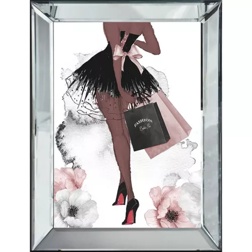 Payaa Wandelende dame met modetassen70x4.5x90cm (113333)