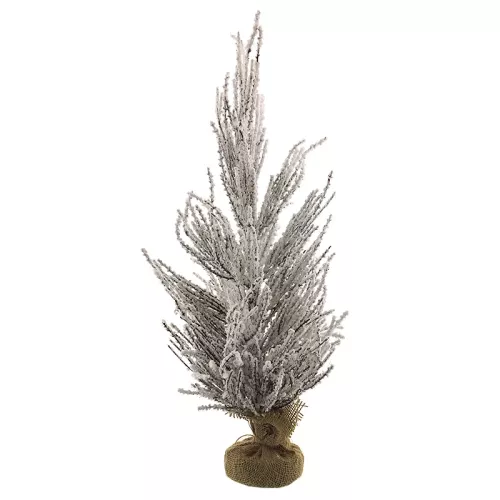 Payaa Dennenboom zirkoon met jute zak sneeuw 60cm (200608)