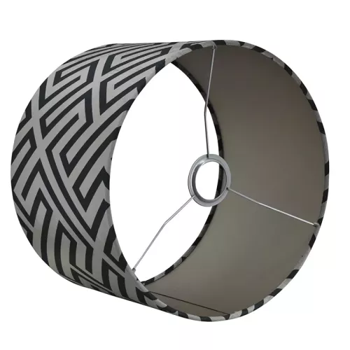 Payaa Cilinder Geometrisch antraciet op taupe (200727)