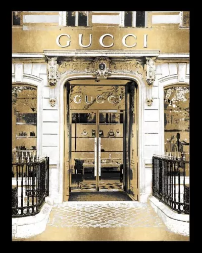 Payaa Gucci Store 60x80cm Black Frame (201588)