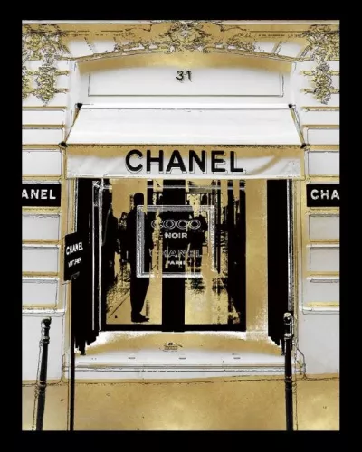 Payaa Chanel Store 60x80cm Black Frame (201592)