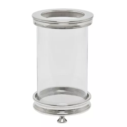 Payaa Windlicht Licht Bristol 18x18x31cm Klein zilver (8052014)